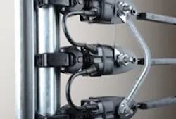 The clearest example of a barrier-based PIDS is a taut-wire sensor system, which measures minute changes in tension along an array of controlled-tension steel wires. This means that the system will not detect non-direct disturbances (such as a person walking along the taut-wire array), but will detect, at a very high probability, any contact with it, with a low nuisance alarm rate. The clearest example of a barrier-based PIDS is a taut-wire sensor system, which measures minute changes in tension along an array of controlled-tension steel wires. This means that the system will not detect non-direct disturbances (such as a person walking along the taut-wire array), but will detect, at a very high probability, any contact with it, with a low nuisance alarm rate.