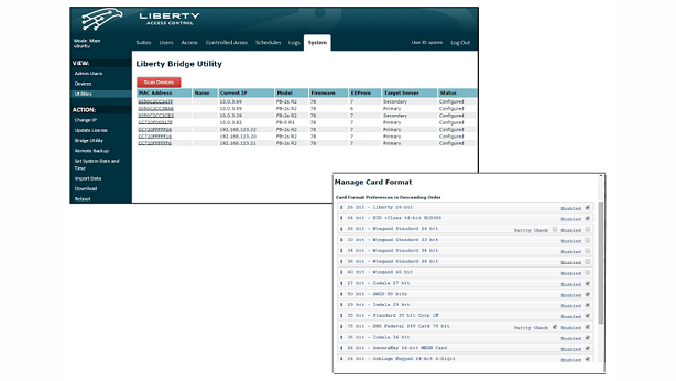 Liberty CUBE is a true IP solution &ndash; there are no proprietary control panels within the system. Each card reader becomes an IP device on the network and is operated through a compact web appliance.