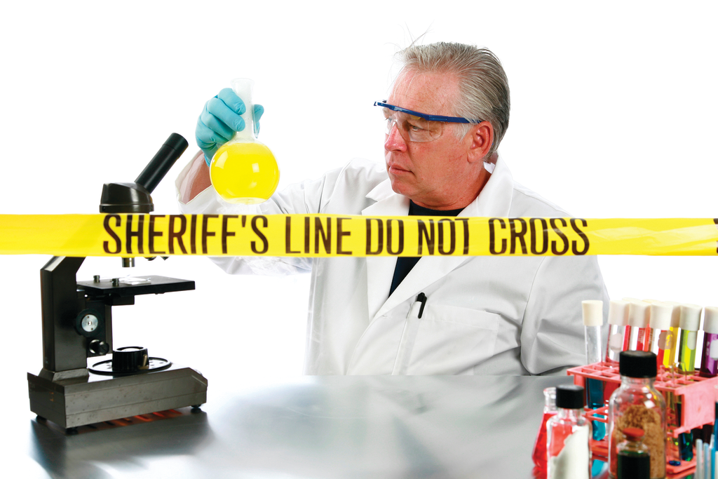 Identifying the nature of biological material present on evidence from a crime scene can shed light on the circumstances. Biological materials in the form of bodily fluids such as blood, semen, and saliva, or tissues such as skin, each contain unique proteins that can identify a particular sample. Unfortunately, protein detection techniques are variable and labor intensive. They&rsquo;re also imperfect, as they&rsquo;re not able to conclusively detect all bodily fluids and tissues.