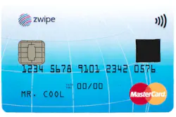 The Zwipe MasterCard is the world's first contactless payment card that features an integrated fingerprint sensor. The Zwipe MasterCard is the world's first contactless payment card that features an integrated fingerprint sensor.