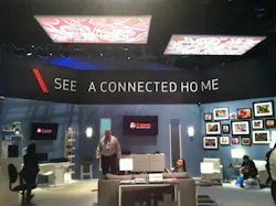 The connected home, here at the Canon CES booth, was a common theme at many booths. The connected home, here at the Canon CES booth, was a common theme at many booths.