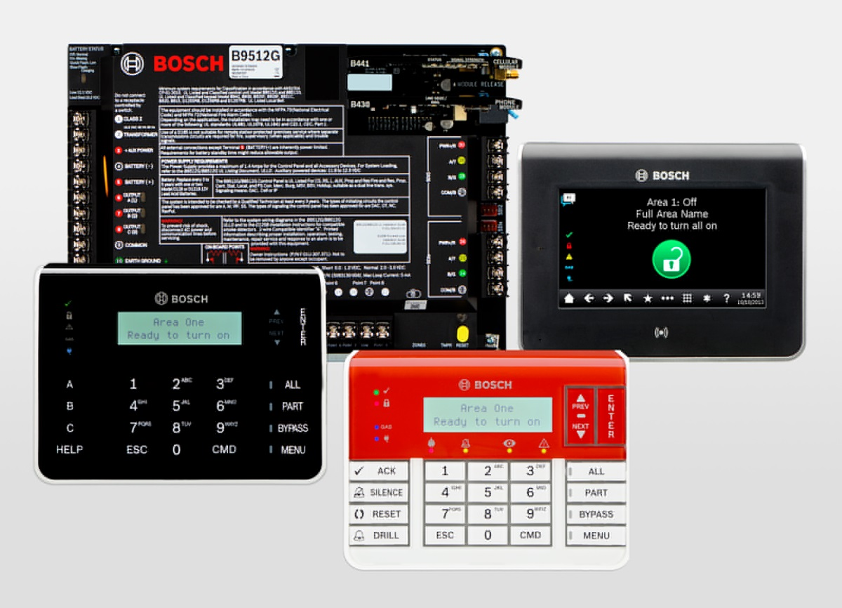 Bosch&rsquo;s new B9512G and B8512G Security Control Panels.
