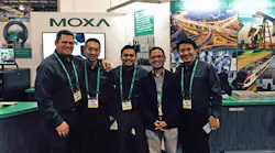 Moxa personnel are showing a new 360-degree dome, PTZ IP-based camera at ISC West in Las Vegas. Moxa personnel are showing a new 360-degree dome, PTZ IP-based camera at ISC West in Las Vegas.
