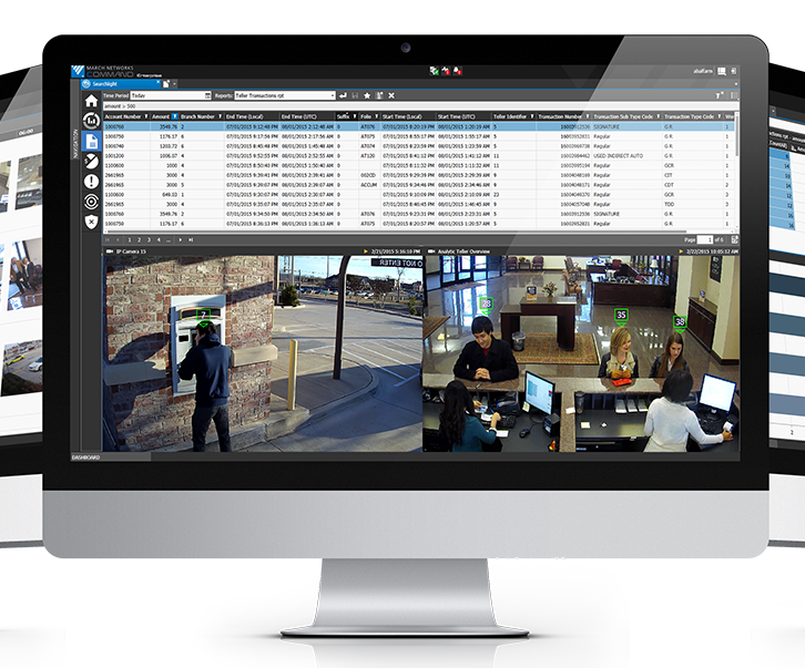 The March Networks Searchlight product packages the video analytics into a dashboard that provides customers with actionable intelligence.