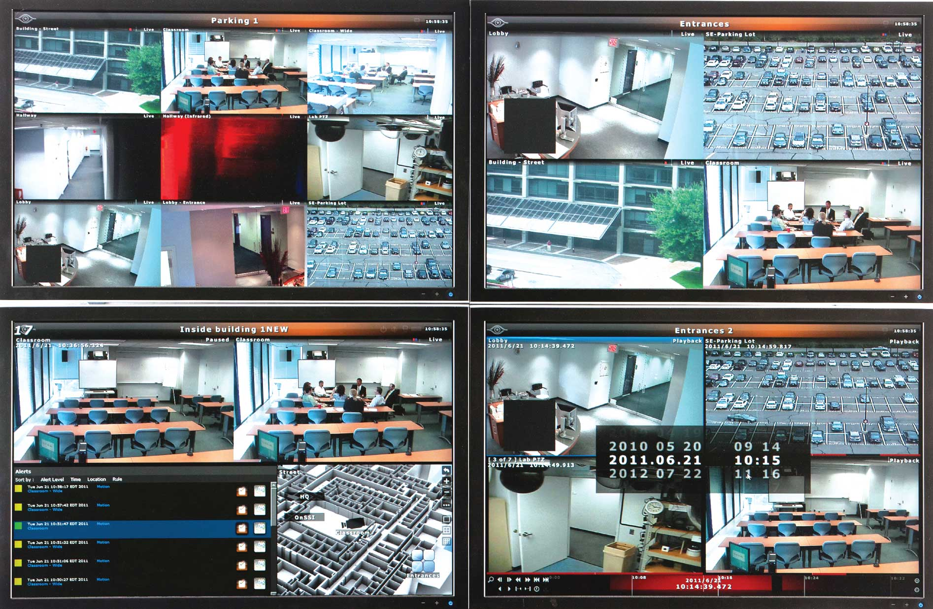 OnSSI offers breakthrough VMS technology that&rsquo;s field proven at tens of thousands of installations globally. The Company's flagship Ocularis IP security and surveillance platform delivers open architecture, scalability and process automation at reduced operating costs.