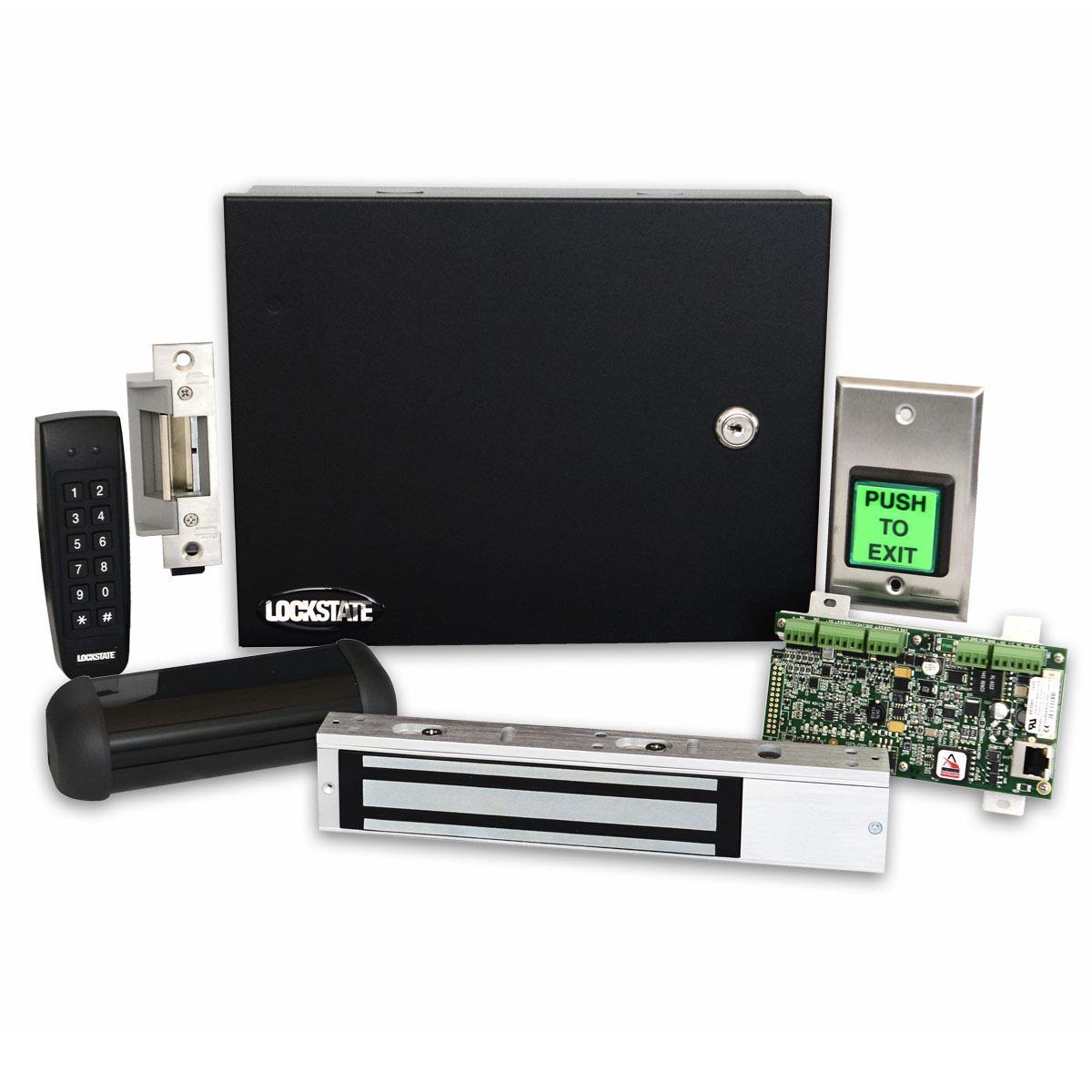 The RemoteLock ACS from LockState is a cloud-based access management system that integrates external door controllers with internal stand-alone Wi-Fi connected locks for a complete access solution.