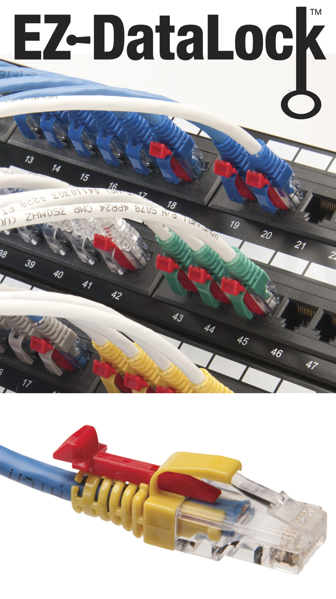 Platinum Tools features EZ-Datalock, a solution that locks your cables and helps you take control of your network!