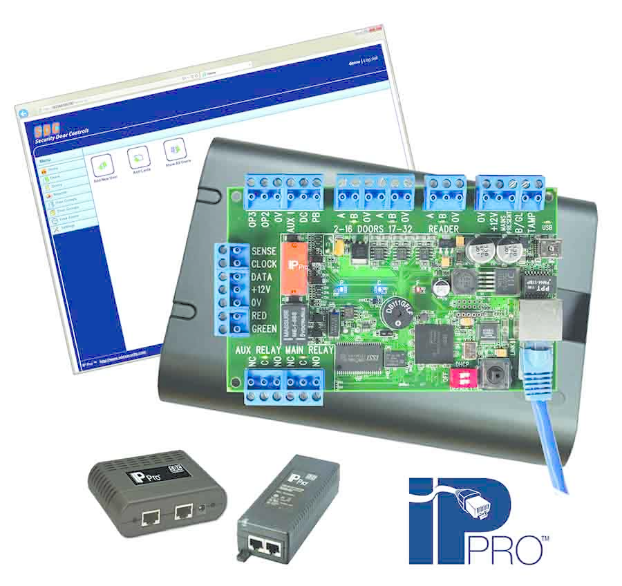 The world is wired. Internet cable is everywhere. SDC&rsquo;s IP ProTM IP-based Single Door Access Controller &ndash; with embedded software and expandable up to 32 doors - bridges the gap between traditional locking hardware and IT networks.