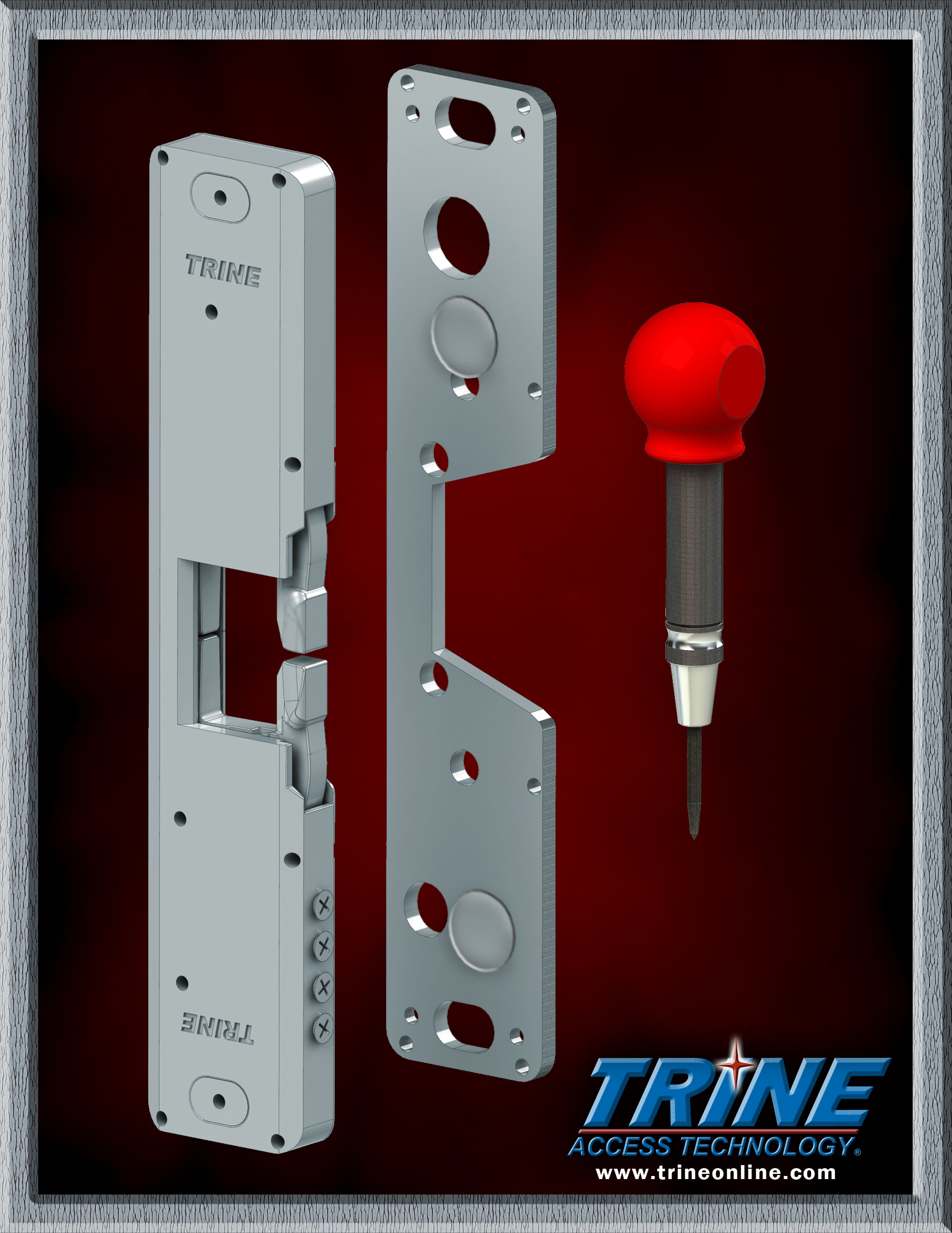 The ultimate tool for installing electric strikes is now being sold, come to www.trineonline.com to learn how to buy your 4850ITL for use with rim panic devices. As with all Axion strikes from Trine, this tool was designed to install the entire 4800 series line of strikes quickly and accurately the first time making the best installation available today