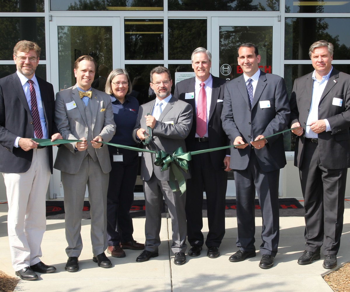 Bosch recently celebrated the opening of its newly-constructed distribution center in Greer, S.C.