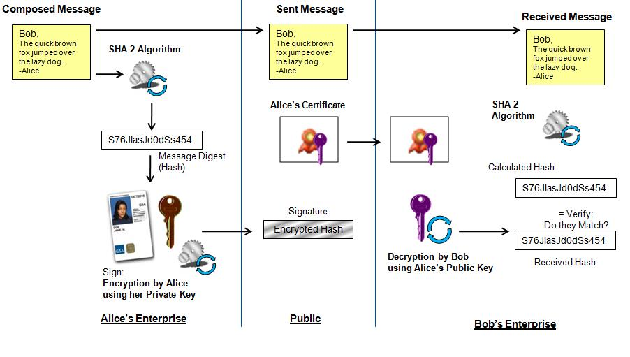 When using the card for access requests, one part of the process is that the PACS must authenticate the card&rsquo;s credential by comparing the hash values of the original with that of the presented card.