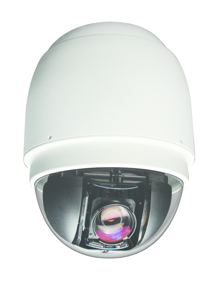 Toshiba's new IKS-WP8201R PTZ camera is designed to operate in the harsh outdoors with its IP66 enclosure protection, integrated heater and auto defogging, while the new IKS-WP8103 PTZ provides an attractive indoor solution for covering large spaces such as shopping malls, casinos or schools.