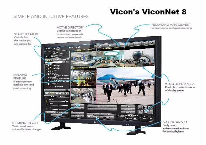 A screenshot of Vicon's new ViconNet 8 VMS software.