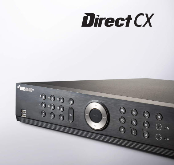 IDIS DirectCX, the IDIS HD-TVI offering, delivering FHD over coaxial cabling, with support for HD-TVI 2.0 and market-leading image quality. DirectCX cameras, recorders, and IDIS Center offer the ability to benefit from IDIS signature quality, while complementing existing investments in coaxial cabling.