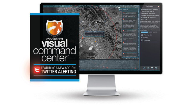 Visual Command Center provides a real-time, common operating picture of their assets, personnel, supply chain and operations in relation to potential threats to those assets.