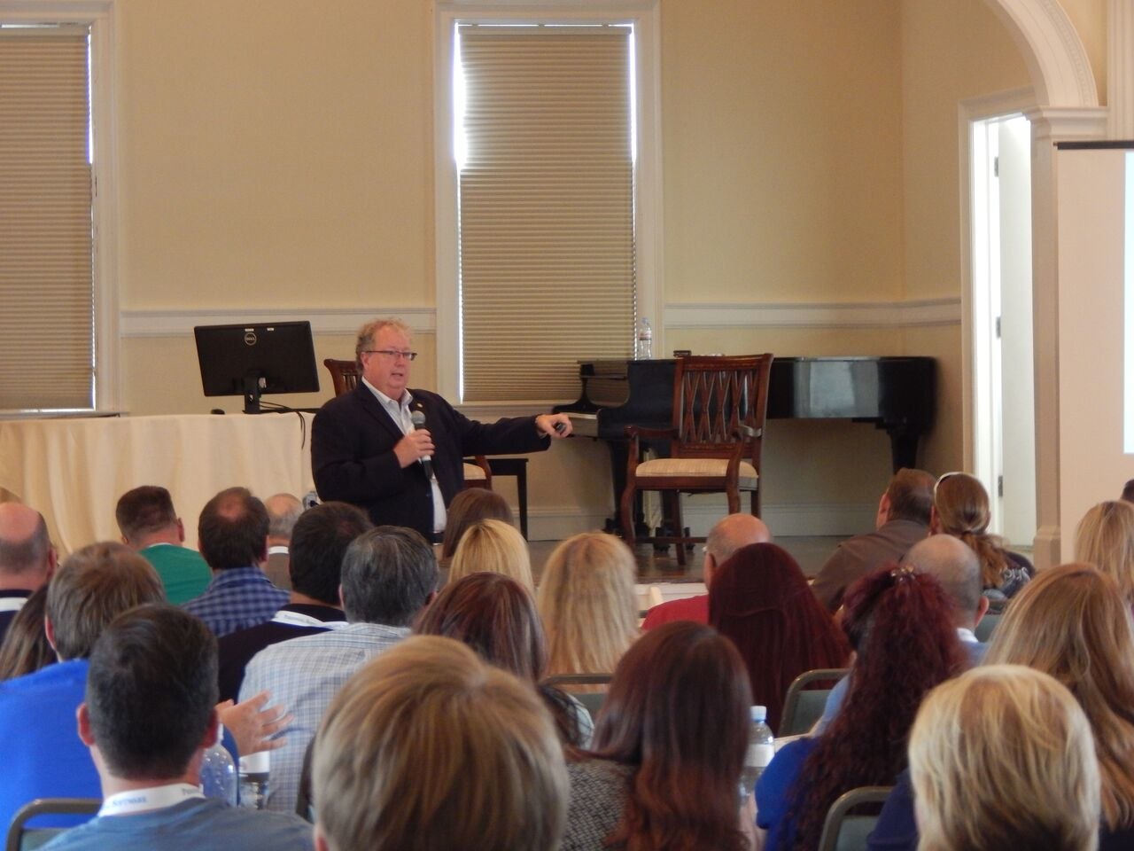 Industry icon Jay Hahn address users at the recent Bold Technologies users group in Colorado.