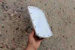 SpotterRF's new CK2 compact surveillance radar. SpotterRF's new CK2 compact surveillance radar.