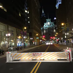 Eighteen Delta Scientific 12- and 16-foot (3.7 - 4.9 meter) MP5000 mobile deployable vehicle crash barriers helped police and security personnel protect Pope Francis from vehicle bomb attack and errant drivers as he traveled to various venues in Washington, D.C., Philadelphia and New York late last month. Eighteen Delta Scientific 12- and 16-foot (3.7 - 4.9 meter) MP5000 mobile deployable vehicle crash barriers helped police and security personnel protect Pope Francis from vehicle bomb attack and errant drivers as he traveled to various venues in Washington, D.C., Philadelphia and New York late last month.