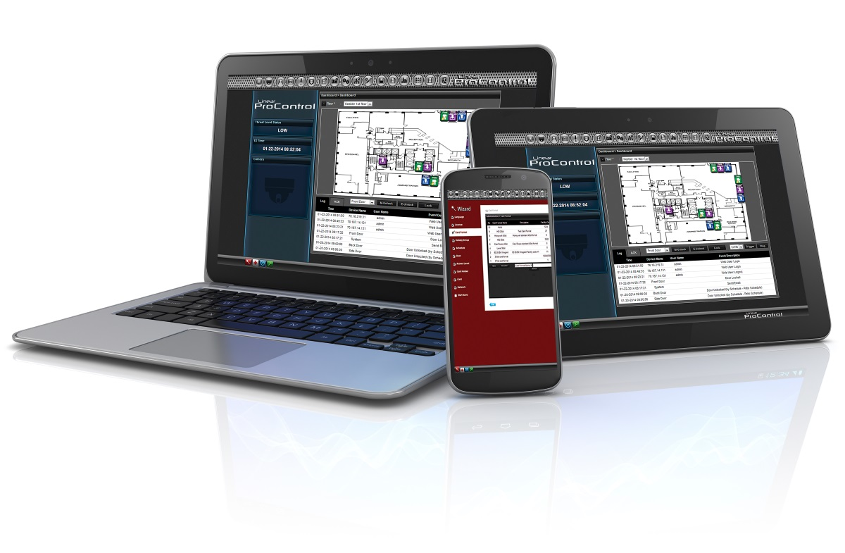 The Linear ProControl product portfolio includes everything an organization needs for comprehensive security and access control, from one to 256 doors, including secure remote access out of the box via the Remote Management Console (RMC).