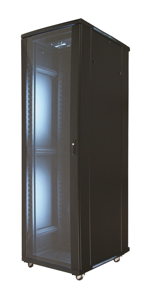 Video Mount Products' new EREN-42E1K 19-inch equipment rack enclosure.