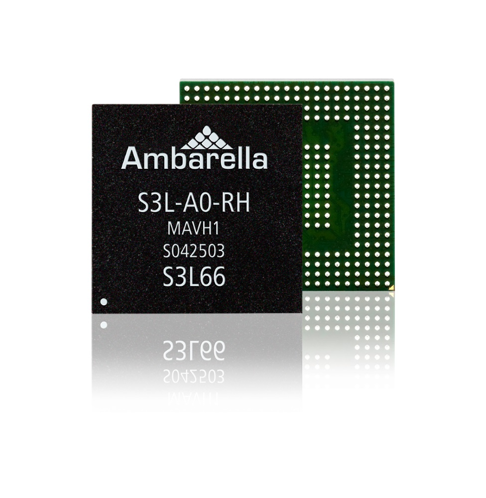 Ambarella's S3L IP camera System-On-Chip (SoC).