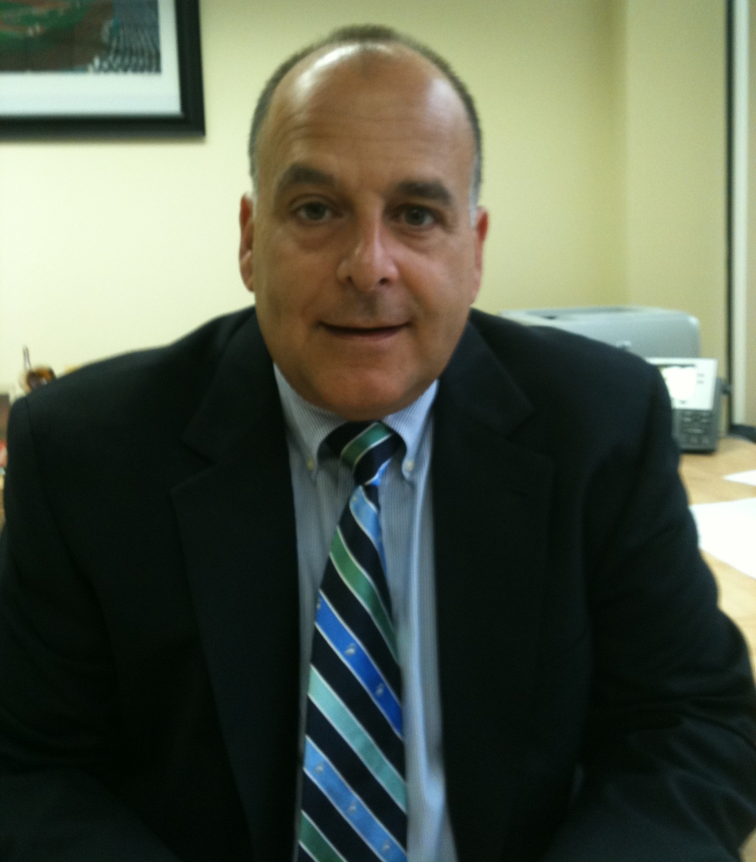 Tri-Ed's Pat Comunale is growing a mustache to raise awareness and funds for the Movember Foundation.