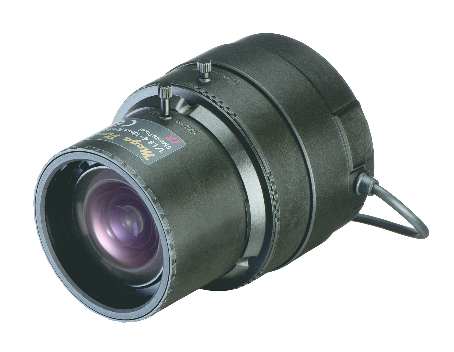 Tamron announces the release of a 1/1.8' 4-13mm F/1.5 CS-mount Vari-Focal lens for 5-mega-pixel high-resolution and high-sensitivity large-size imaging detectors, compatible with an NIR bandwidth imaging feature.