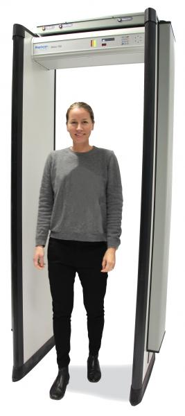 Simultaneous Metal Detection Capability Maintained Rapiscan&rsquo;s Metor walk-through metal detectors are available with optional radiation detection capabilities in a single integrated system for people screening. Rapiscan&rsquo;s proven radiation inspection technology detects gamma radiation and optionally neutron radiation from a wide range of radioactive materials. The radiation detection performance meets the requirements of applicable standards for pedestrian security inspection. With the radiation detection option, people are automatically inspected for both metallic and radioactive materials as they walk through the unit. The user-friendly inspection operation is the same as for metal detection alone. Radiation inspection alarms are clearly signaled visually and audibly. The radiation detection option is available with a new Metor walk-through metal detector unit or as a field upgradeable enhancement to a deployed unit.