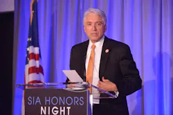George Fletcher, Advisory Council Member/Volunteer for Mission 500, speaks at SIA Honors Night in New York City. George Fletcher, Advisory Council Member/Volunteer for Mission 500, speaks at SIA Honors Night in New York City.