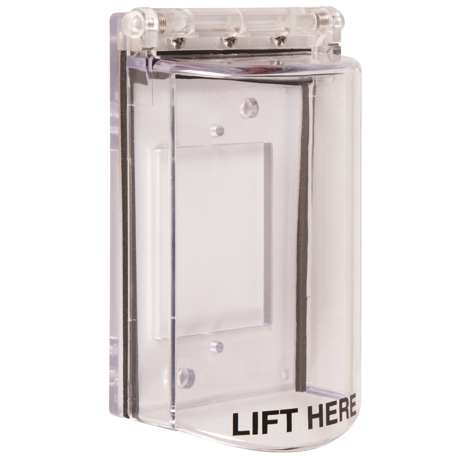 The Bopper Stopper cover (STI-6518) and the now included adapter plate provides a solid back for surface mount applications.