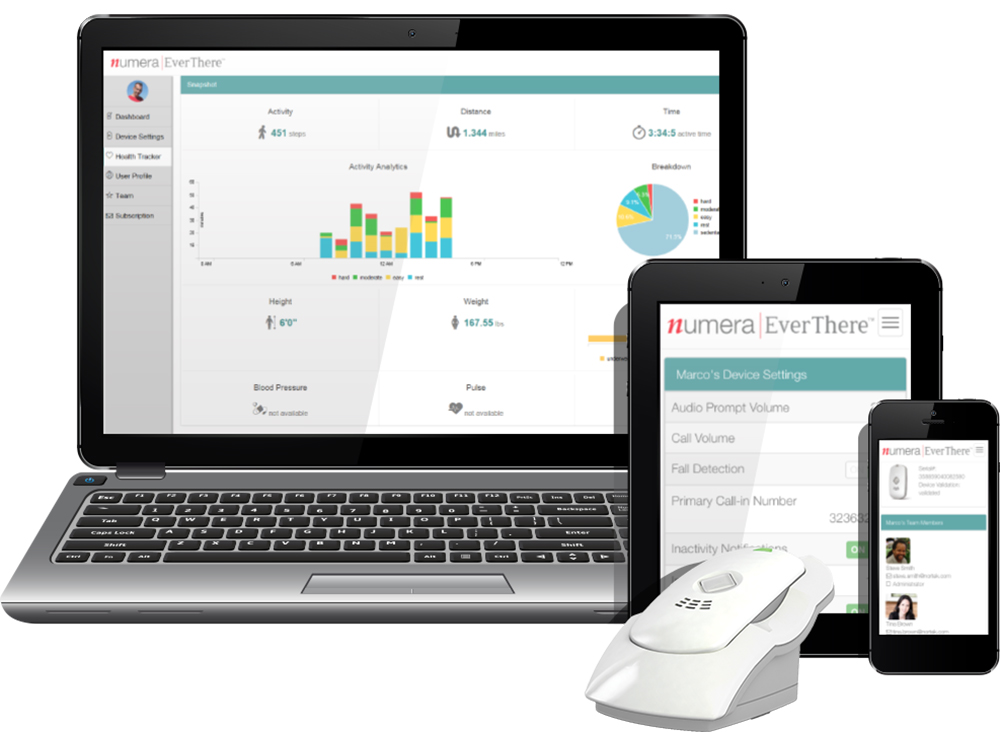 Nortek Security & Control&rsquo;s health and wellness solution, the Numera Libris, is a mobile personal emergency response (mPERS) device featuring GPS and advanced fall detection, integrated with cloud-