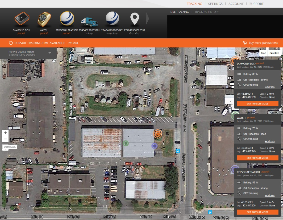 EyeSpy Security's VantagePoint is a covert asset tracking and recovery system for tracking stolen or missing assets in real time. Combining the most precise and reliable positioning technologies available with unlimited options for discreet tracking applications and flexible pricing plans, VantagePoint helps law enforcement and businesses recover stolen or missing assets, catch the offenders and reduce crime.
