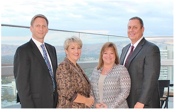 The RFI Communications executive team includes: From Left to Right: Brian Lund (Senior Vice President), Dee Ann Harn (CEO), Michelle Brooks (CFO) and Brad Wilson (President & COO).