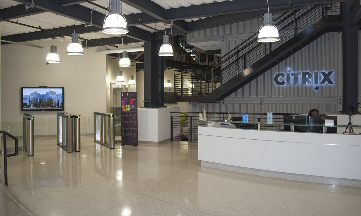 Citrix has installed two sets of Boon Edam entrances at its Raleigh, NC offices. The offices are located in a large, renovated warehouse in the downtown area of Raleigh.
