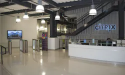 Citrix has installed two sets of Boon Edam entrances at its Raleigh, NC offices. The offices are located in a large, renovated warehouse in the downtown area of Raleigh. Citrix has installed two sets of Boon Edam entrances at its Raleigh, NC offices. The offices are located in a large, renovated warehouse in the downtown area of Raleigh.