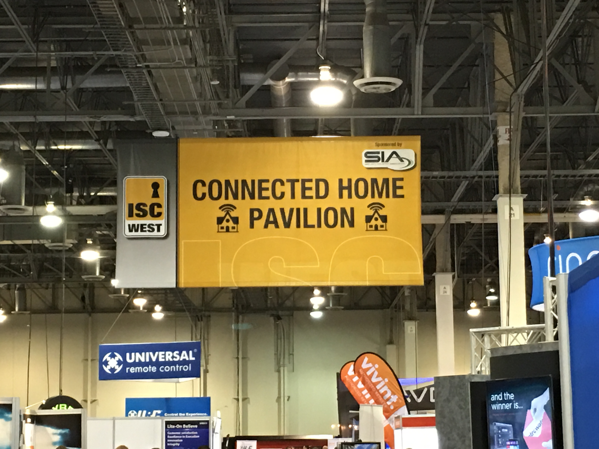 An entire section of the show floor dubbed as the 'Connected Home Pavilion' has been dedicated to the latest and greatest in Smart Home Technology at ISC West this year.