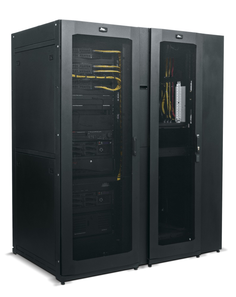 The new End Cable Chase is a full-height, slim enclosure option that optimizes the space at the end of an enclosure bay by allowing additional devices to be mounted, including those that would otherwise reside on the wall. This enables the containment of all system components in one enclosure, which adds an additional level of security, frees up space on the wall, and reduces the amount of wiring necessary. The Internal Cable Duct securely and efficiently routes cables within 30'-wide SNE enclosures, ensuring signal performance and system reliability for mission-critical applications.