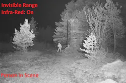 IR illuminators provide light that is invisible to the human eye but fully visible to a CCTV camera. IR illuminators provide light that is invisible to the human eye but fully visible to a CCTV camera.