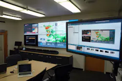 A typical monitoring scenario at UC Berkeley might include display of news and weather, along with VMS surveillance video. A typical monitoring scenario at UC Berkeley might include display of news and weather, along with VMS surveillance video.