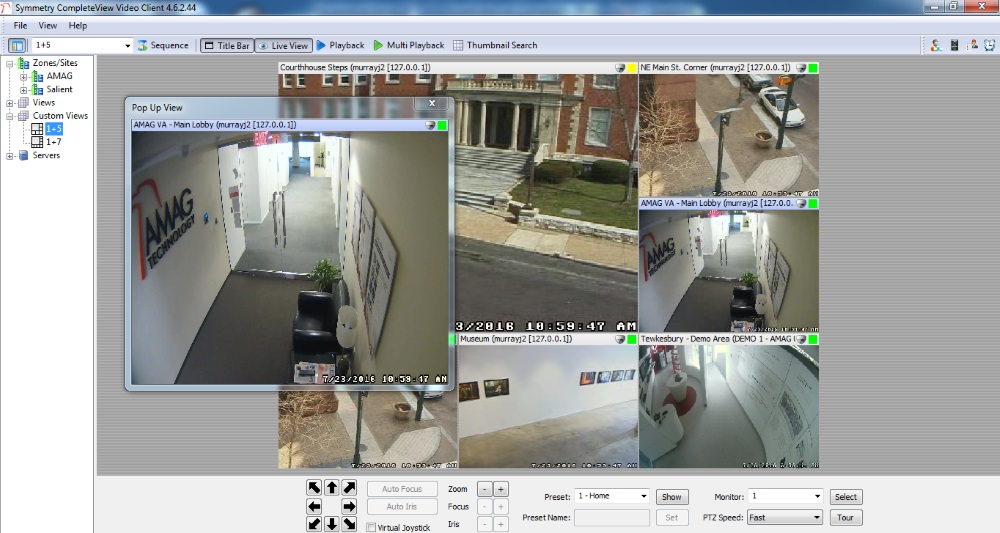 Symmetry CompleteView v4.6.2 works in conjunction with the Symmetry product portfolio to provide a leading edge integrated solution for access control and video management.