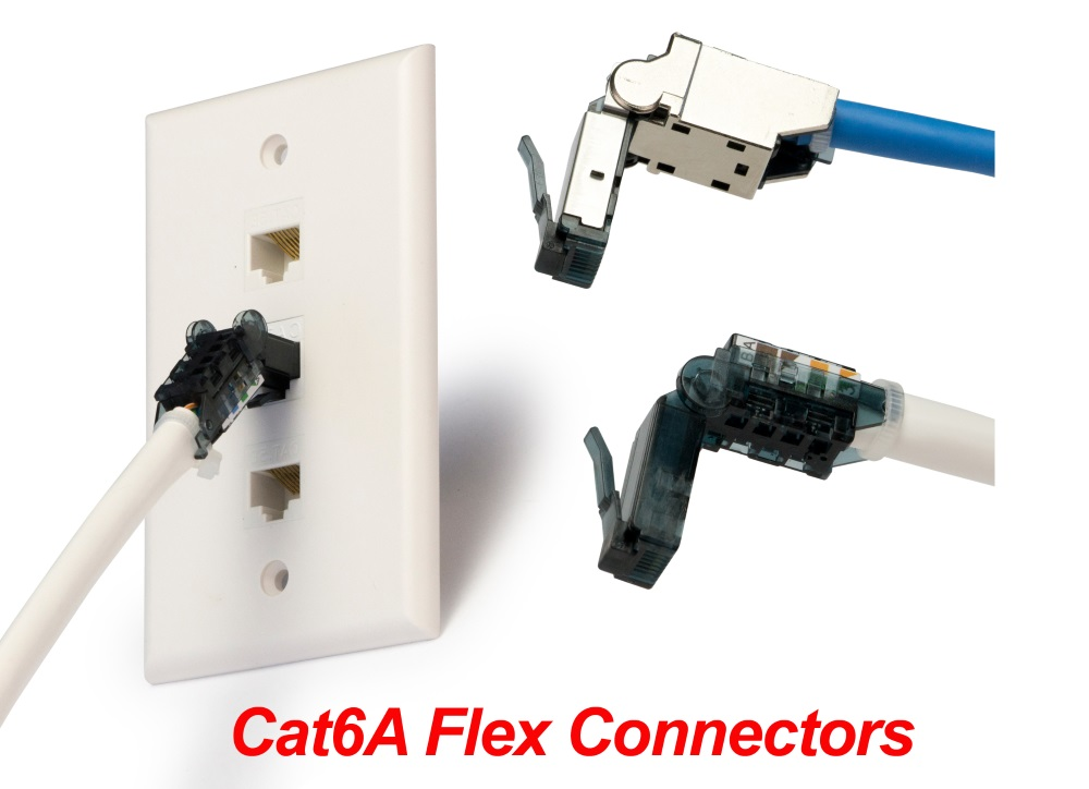 Platinum Tools' new Cat6A Flex Connectors.