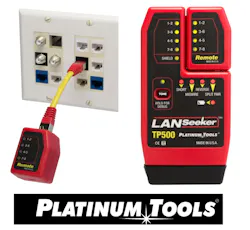 LanSeeker tests for shorts, opens, miswires, reversals, and split pairs and can display connection and fault information on a pair-by-pair basis. It also generates audio tones for use with tone tracers on all pairs. LanSeeker tests for shorts, opens, miswires, reversals, and split pairs and can display connection and fault information on a pair-by-pair basis. It also generates audio tones for use with tone tracers on all pairs.
