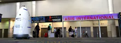 Knightscope patrol units from Allied Universal patrolled the halls outside the show floor at ASIS. Knightscope patrol units from Allied Universal patrolled the halls outside the show floor at ASIS.