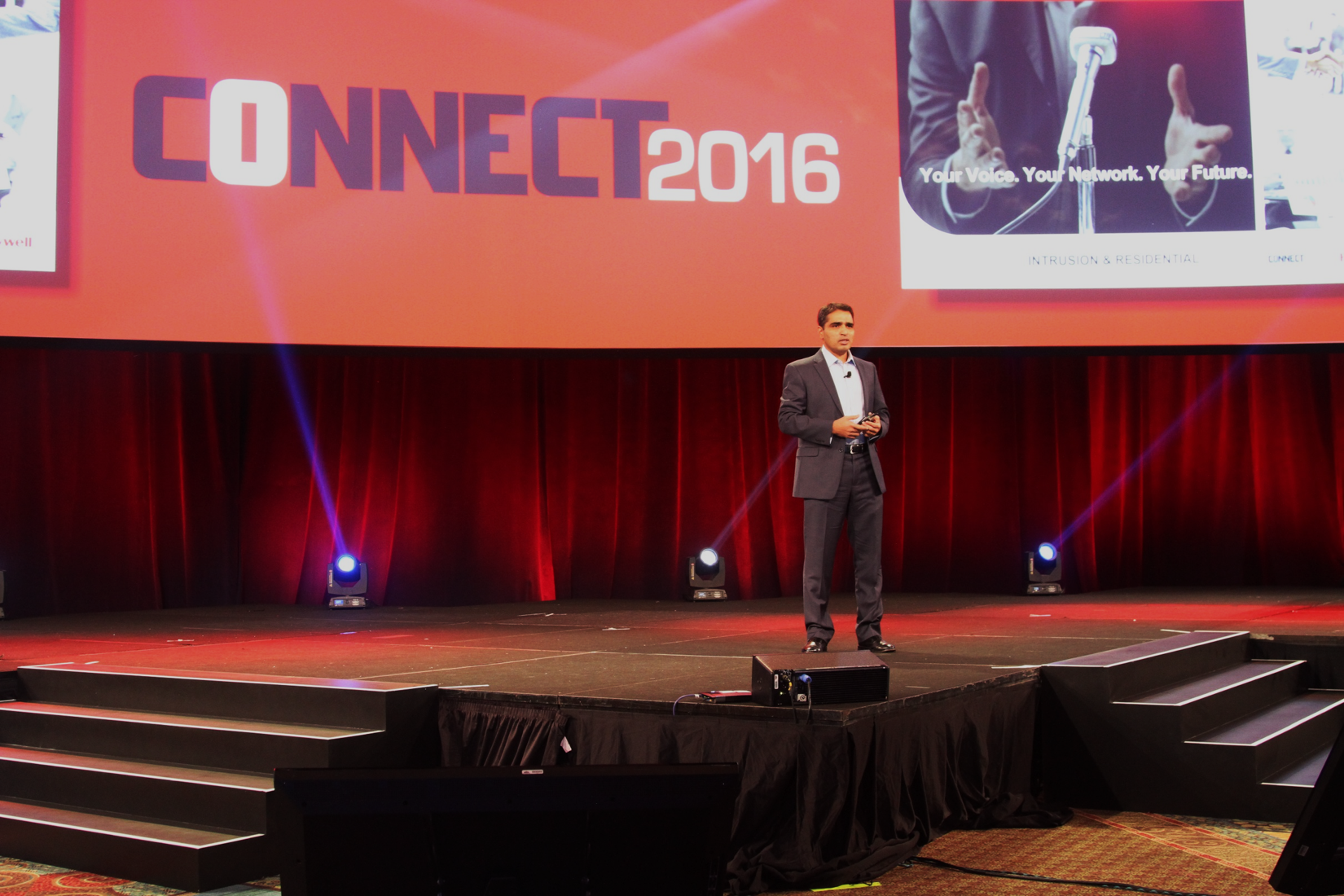 Inder Reddy, Honeywell&rsquo;s General Manager of Intrusion and Residential Solutions, introduced the Lyric Gateway product to dealers at the annual Honeywell Connect conference.