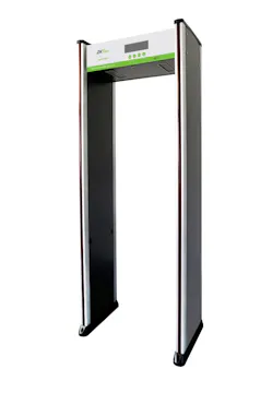One of ZKAccess' new walk-through metal detectors. One of ZKAccess' new walk-through metal detectors.