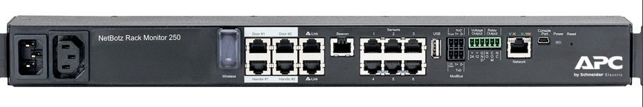 Schneider Electric's NetBotz 250 is a low-cost, scalable rack access control and environmental monitoring appliance that proactively monitors critical IT assets in real-time, protecting against physical threats, environmental risks or human error that can disrupt IT operations and reduce reliability.