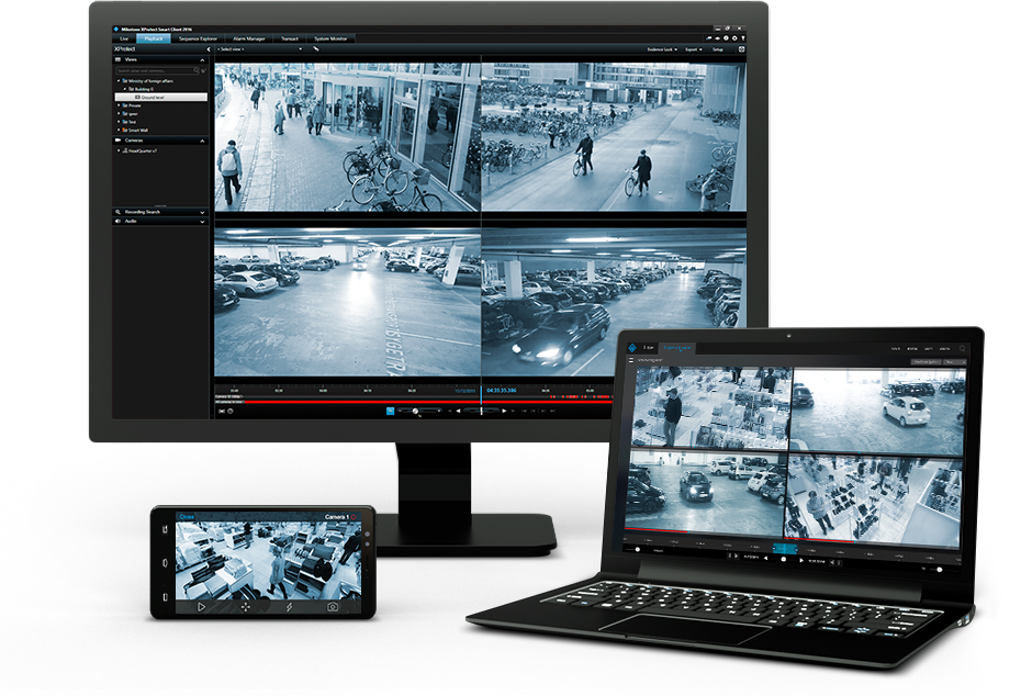 Milestone XProtect Clients 2016 retail parking bikes 589c801a5c24e