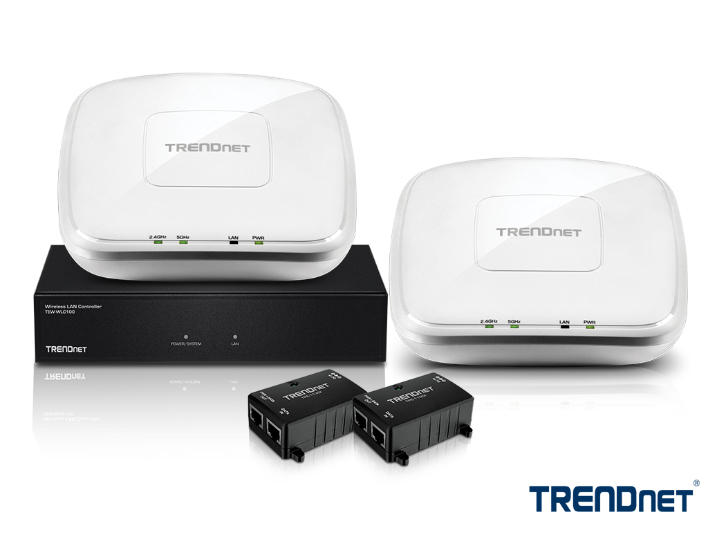 The wireless controller kit features TRENDnet&rsquo;s new wireless hardware controller. In addition to simplified management and setup processes, the controller introduces next-generation technology to deliver seamless roaming capabilities for users moving from access point to access point on the same network.