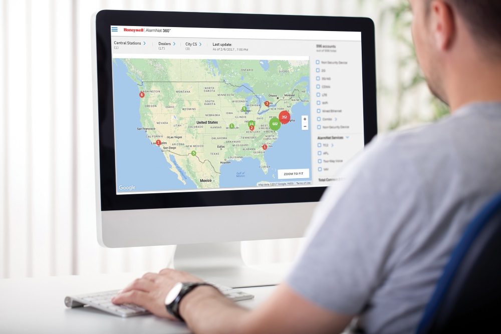 AlarmNet 360 Insights is an interactive analytics dashboard in the AlarmNet 360 cloud-based business management platform that makes it easier for security dealers and central stations to explore customer data, uncover opportunities and expose problem areas.