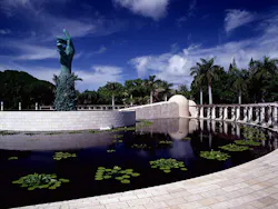 : A Hikvision security system will help secure the iconic Holocaust Memorial Miami Beach. This sculpture, by Kenneth Treister, is located in the Garden of Meditation at the Memorial. : A Hikvision security system will help secure the iconic Holocaust Memorial Miami Beach. This sculpture, by Kenneth Treister, is located in the Garden of Meditation at the Memorial.